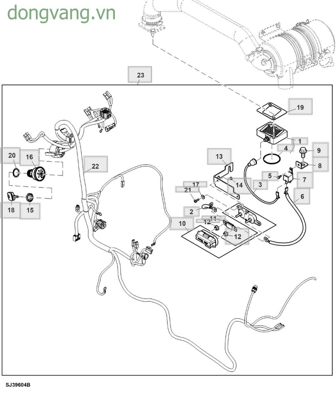 Air Intake Heater, Attachment - ST988947